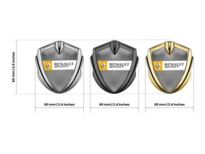 Renault Metallico Emblema Badge Disegno Lussuoso Lega